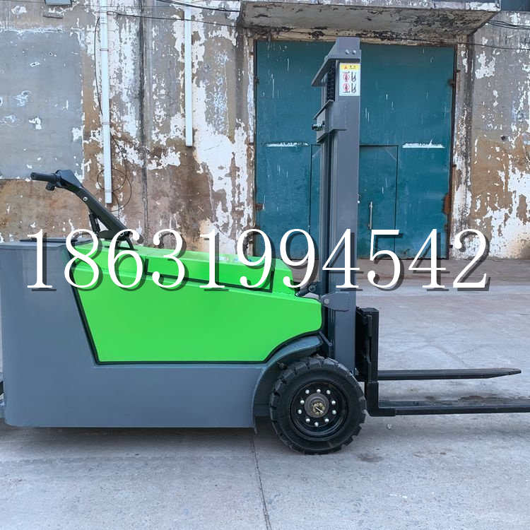 海阳市小型电动叉车1吨2吨步行站驾式电瓶堆高充电装卸车液压升降车铲车